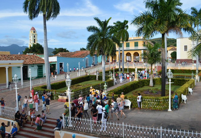 Trinidad resulta uno de los polos preferidos en Cuba por el turismo internacional.