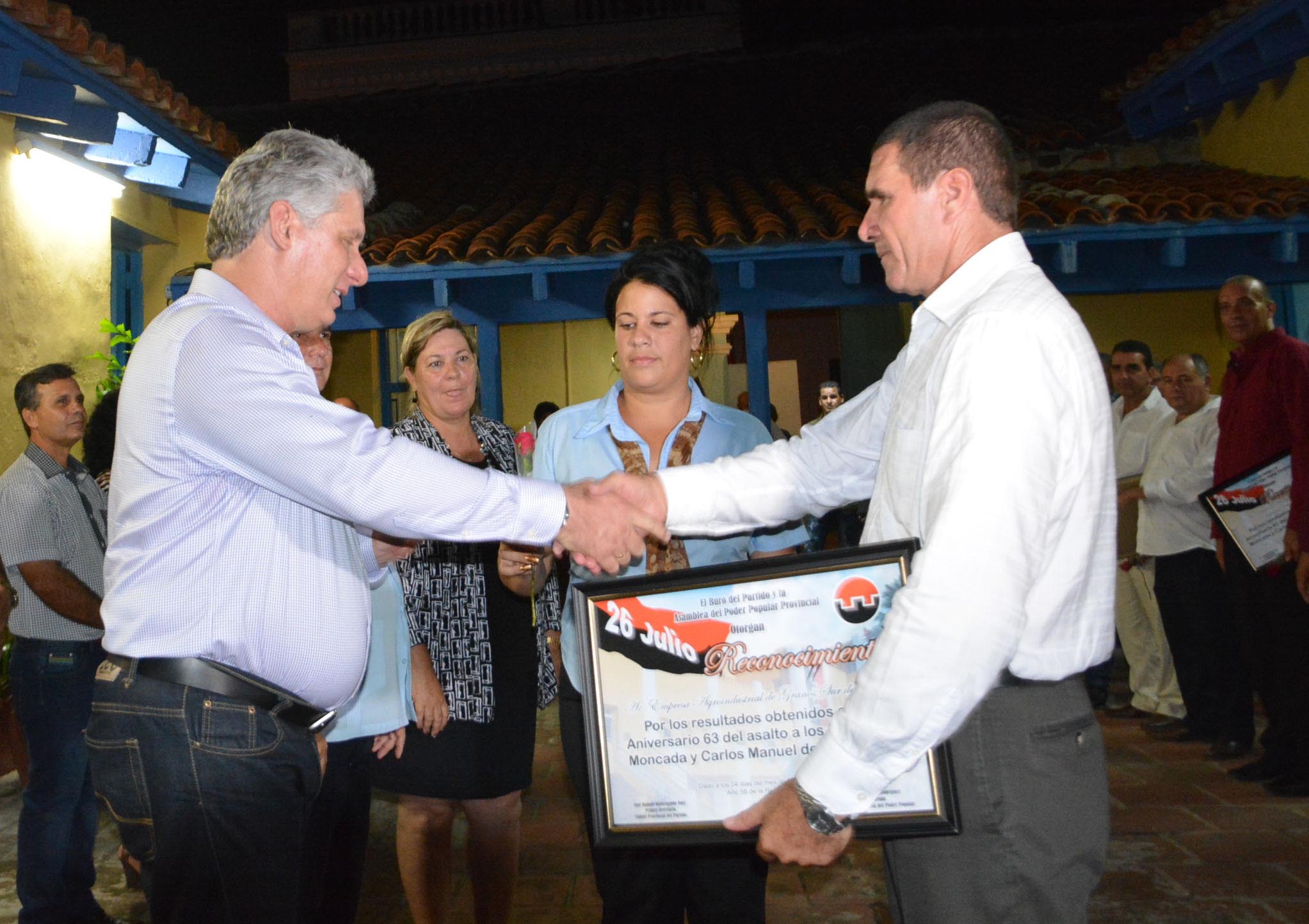 Sancti Spíritus, Sancti Spíritus en 26, Moncada, Cuba, Miguel Díaz-Canel, Sur del Jíbaro