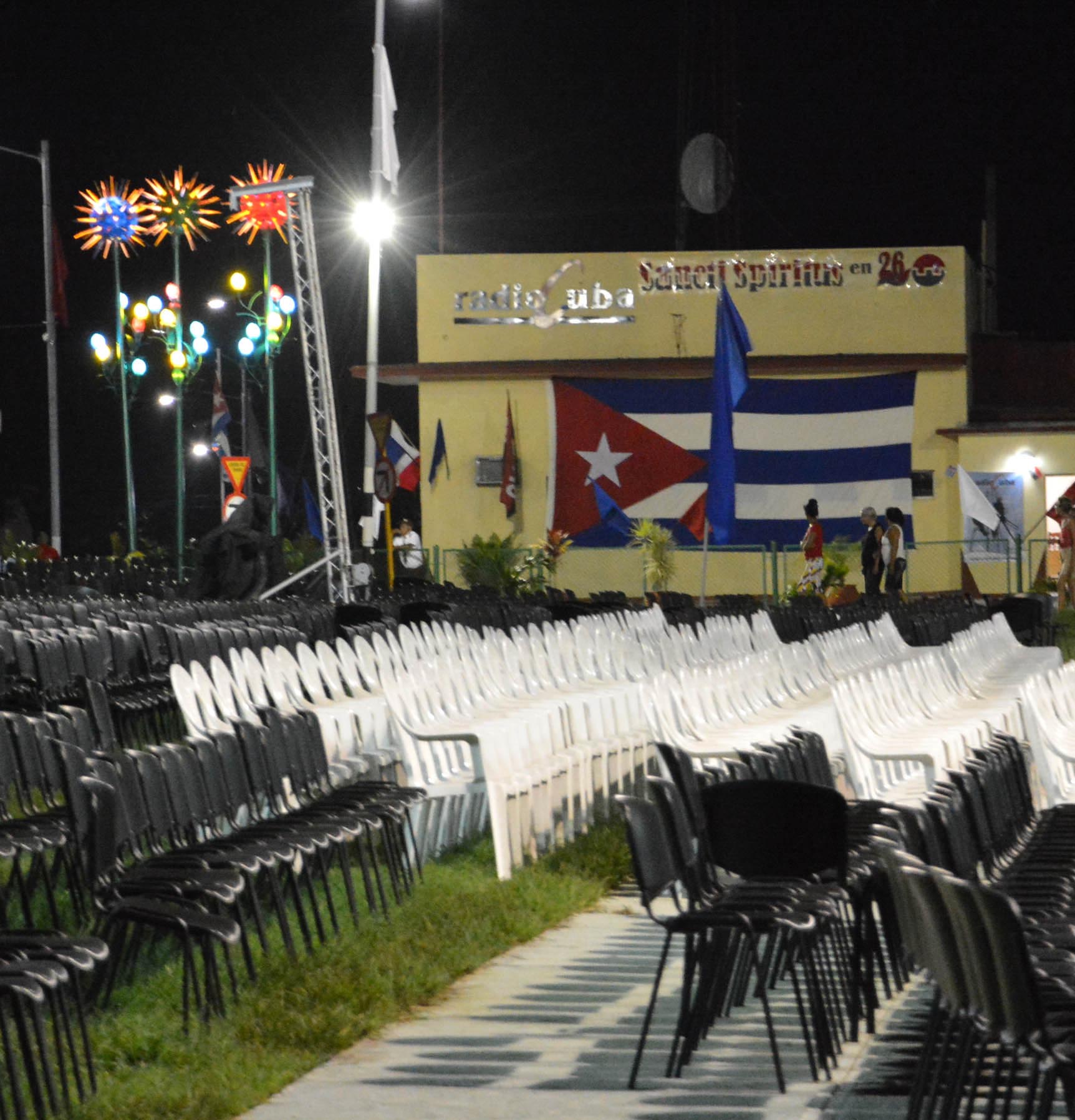 cuba, sancti spíritus, sancti spíritus en 26, 26 de julio, acto central