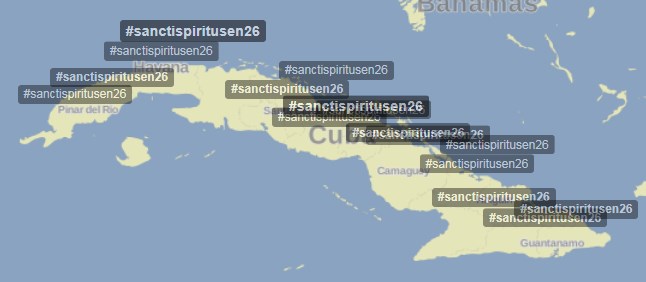 Cuba entera se hizo eco del tuitazo SanctiSpiritusEn26.