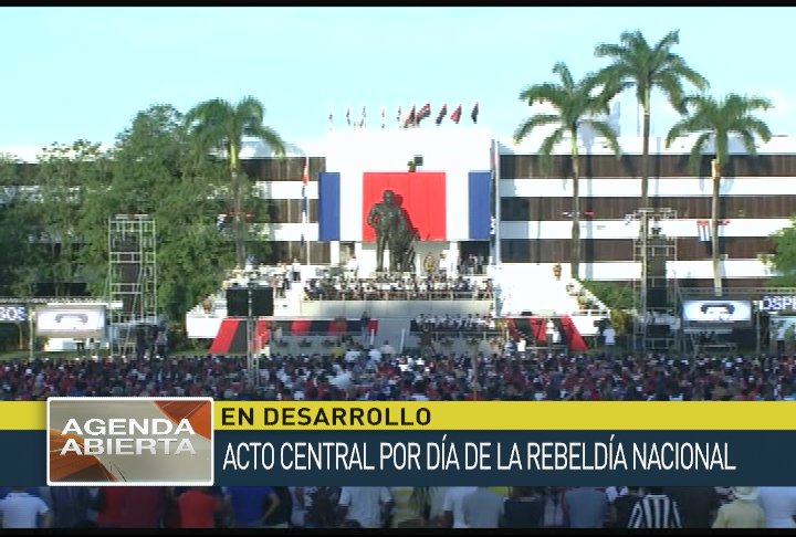 Una amplia presencia en medios internacionales generó el acto desarrollado en Sancti Spíritus.