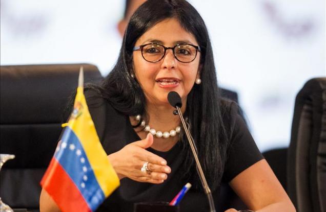 La canciller de Venezuela Delcy Rodríguez rechazó las declaraciones del portavoz del Departamento de Estado estadounidense, John Kirby.