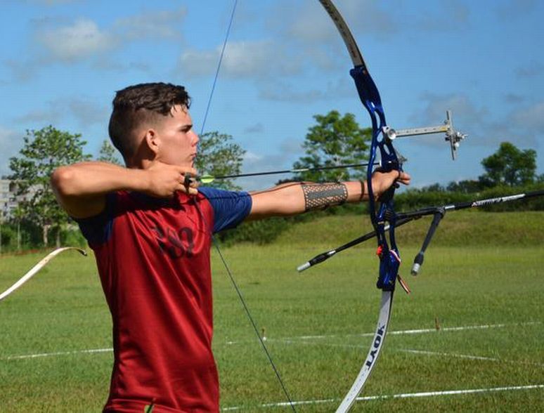 Hasael repitió su condición de campeón de la cita al ganar la ronda olímpica individual y agregó otros tres títulos en 50 metros. (Foto: Oscar Alfonso/ ACN)