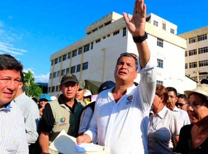 ecuador, terremoto ecuador, rafael correa