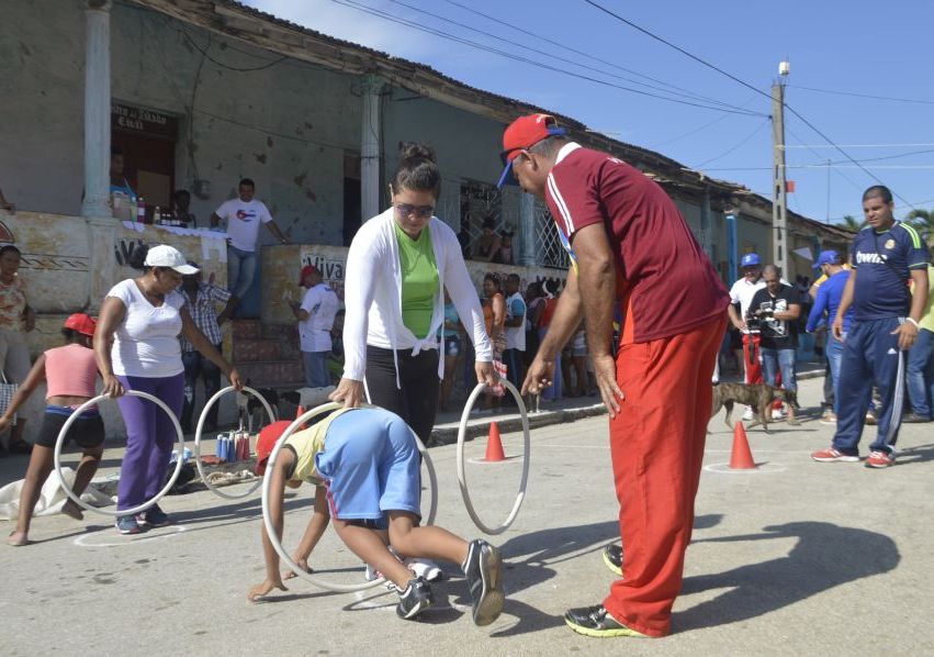 Los niños protagonizarán las actividades deportivas en su día. (Foto: Carlos Luis Sotolongo/ Escambray)