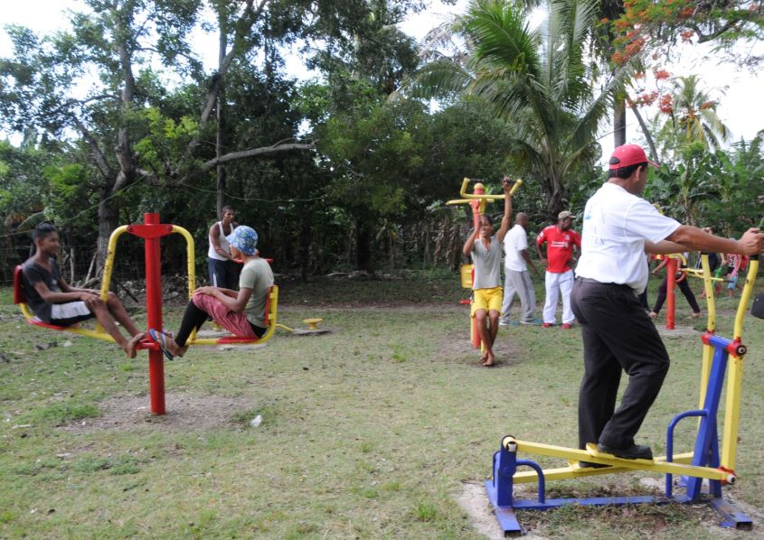 sancti spiritus en 26, deporte, gimnasios biosaludable, instalaciones deportivas