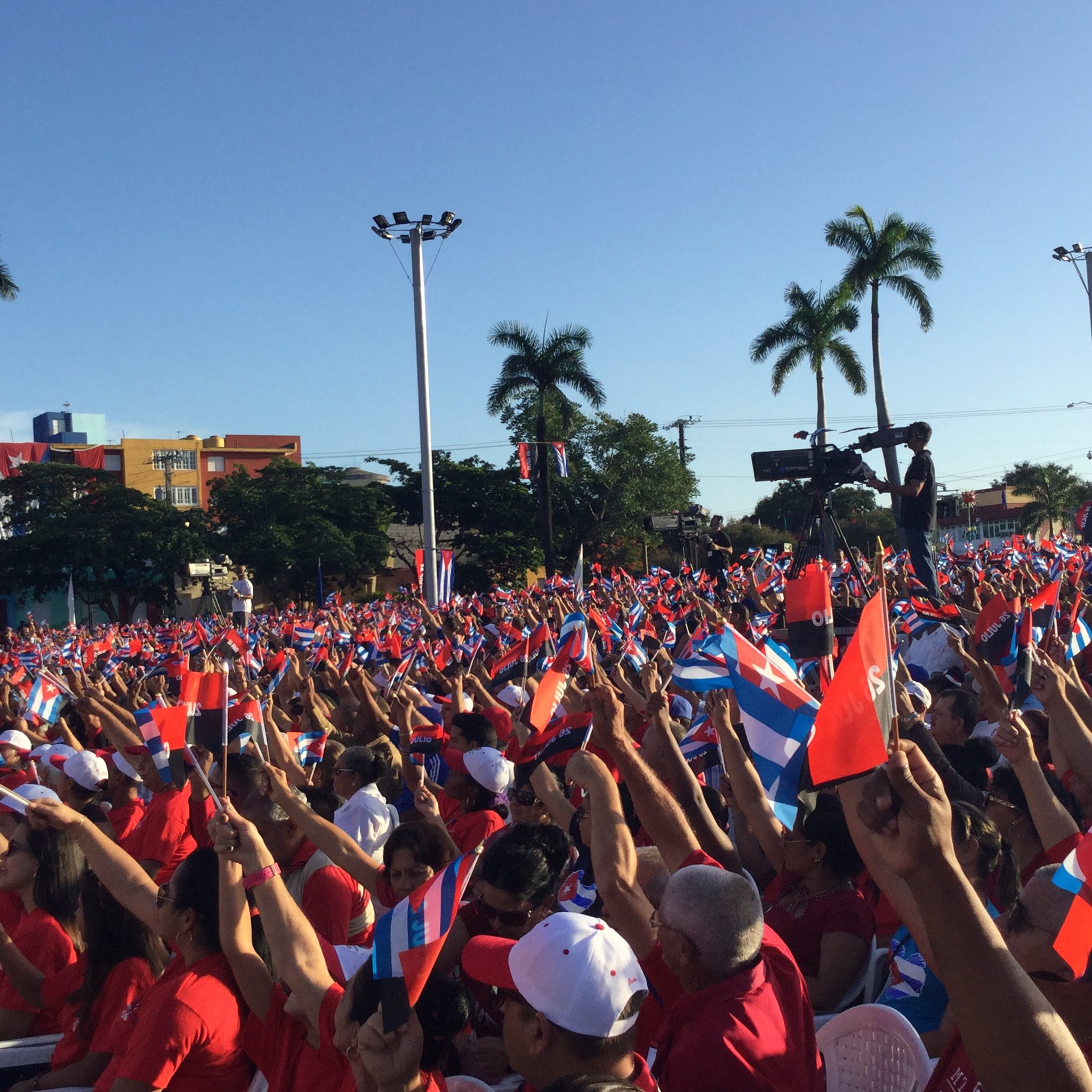 Concluye el acto central nacional a propósito de la efeméride del 26 de Julio. (Foto: Marlys Rodríguez/ Escambray)