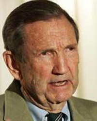 Ramsey Clark. Exfiscal General de Estados Unidos