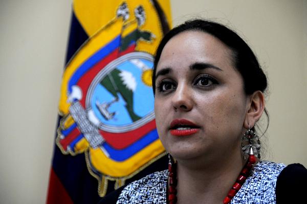 Gabriela Rivadeneira, presidenta de la Asamblea Nacional de Ecuador. (Foto: ACN)