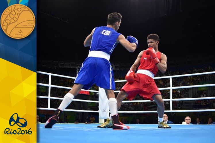 Robeisy Ramírez su segundo título olímpico tras vencer 2-1 al estadounidense Shakur Stevenson. (Foto: PL)