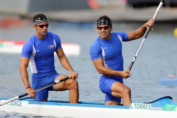 Cuban canoeists