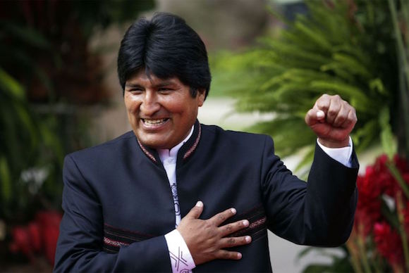 Evo Morales Ayma, Presidente del Estado Plurinacional de Bolivia.