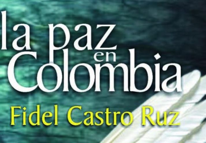 Portada del libro "La paz en Colombia".