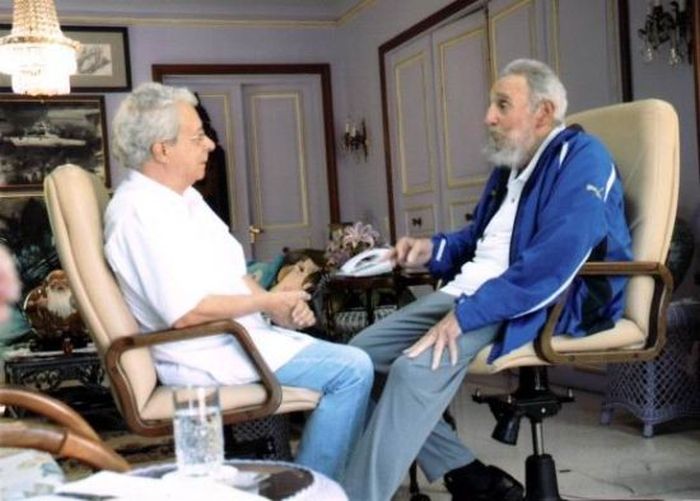 Fidel Castro y Frei Beto.