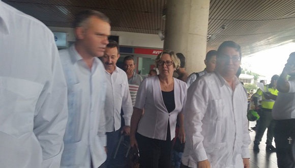 El canciller cubano Bruno Rodríguez Parrilla ya se encuentra en Colombia. (Foto: TelesurTV)