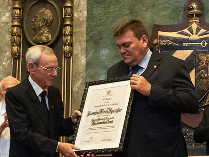 cuba, eusebio leal, historiador de la habana, honoris causa