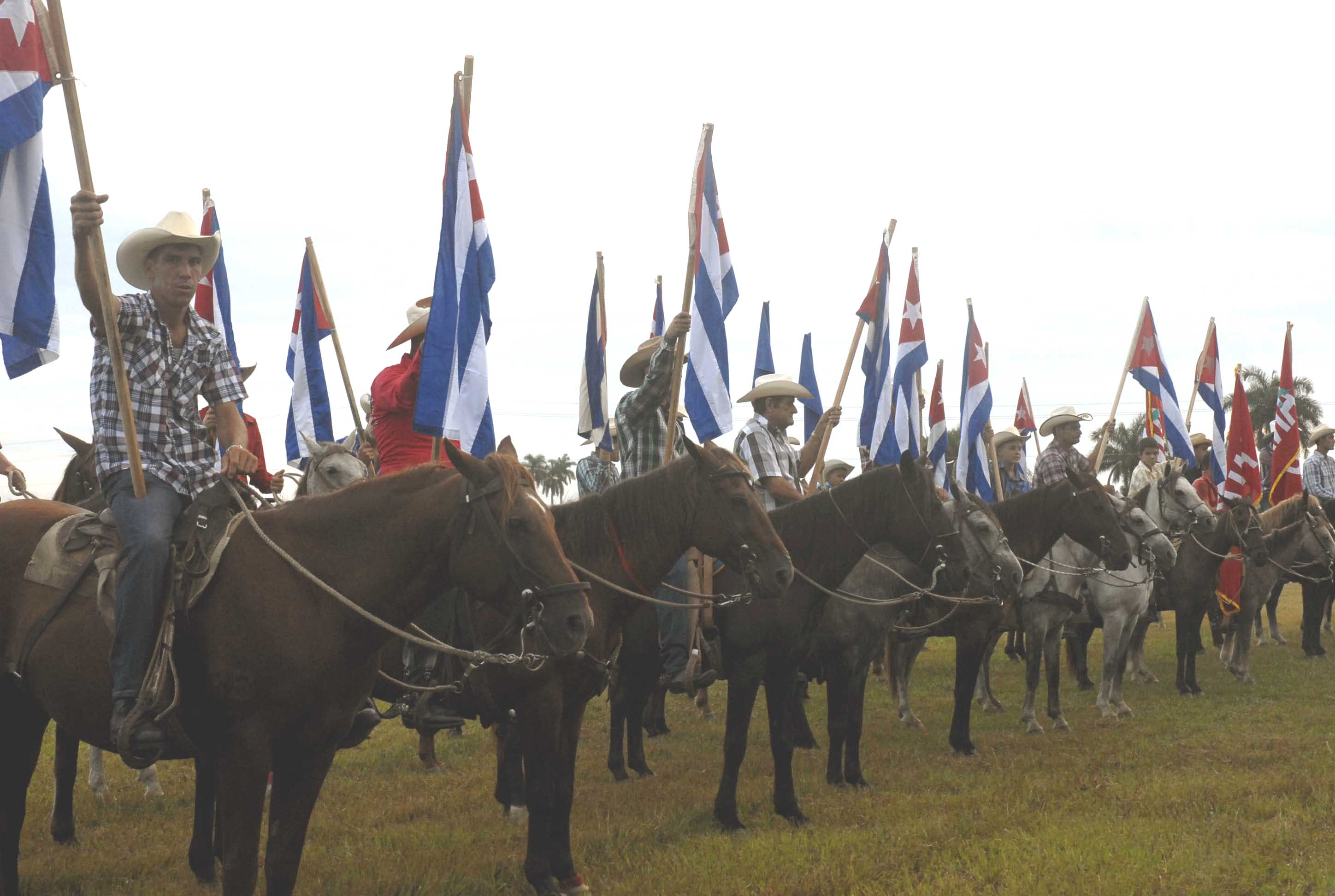 El campesinado espirituano recibió engalanado la celebración. (Foto: Elizabeth Borrego/ Escambray)