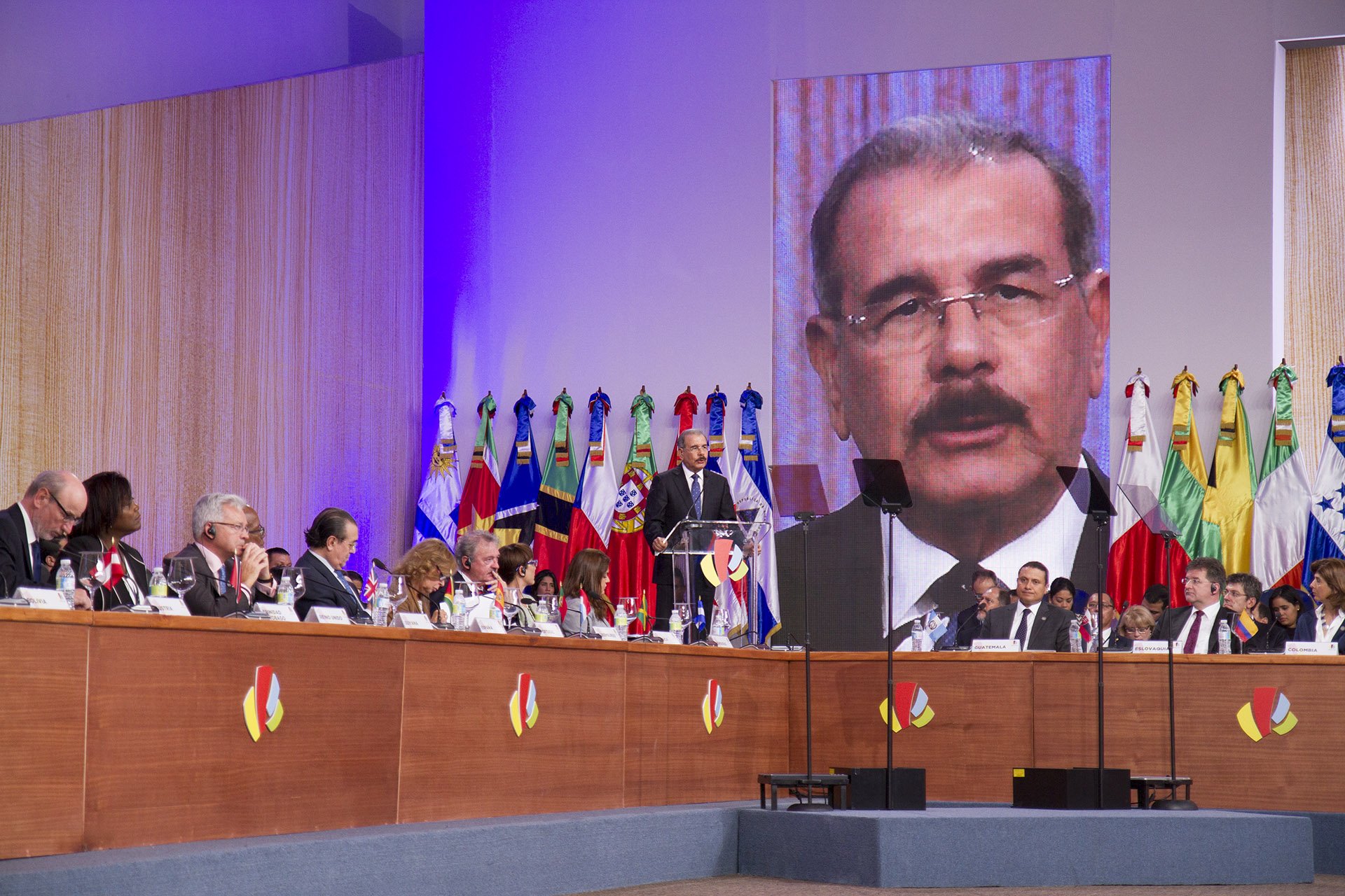 El presidente dominicano insistió en que el cambio climático atenta contra el desarrollo sostenible en Latinoamérica y el Caribe.