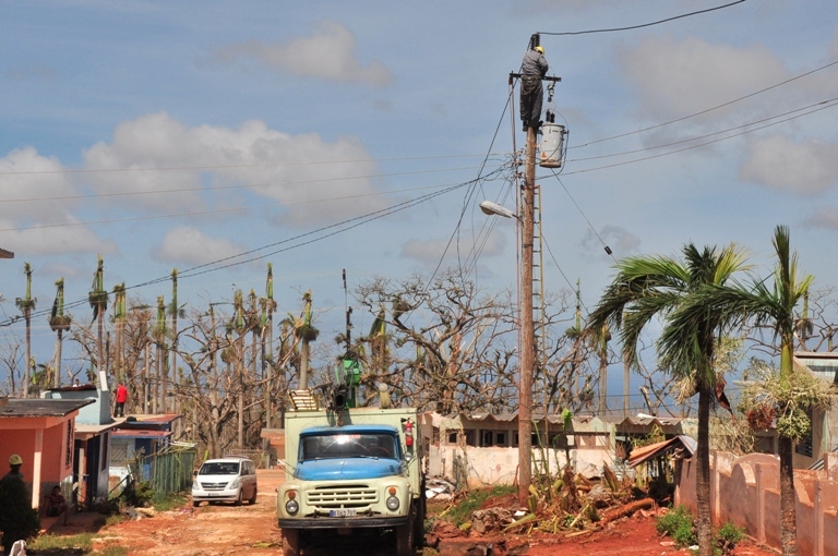 sancti spiritus, huracan matthew, baracoa, electricidad, guantanamo