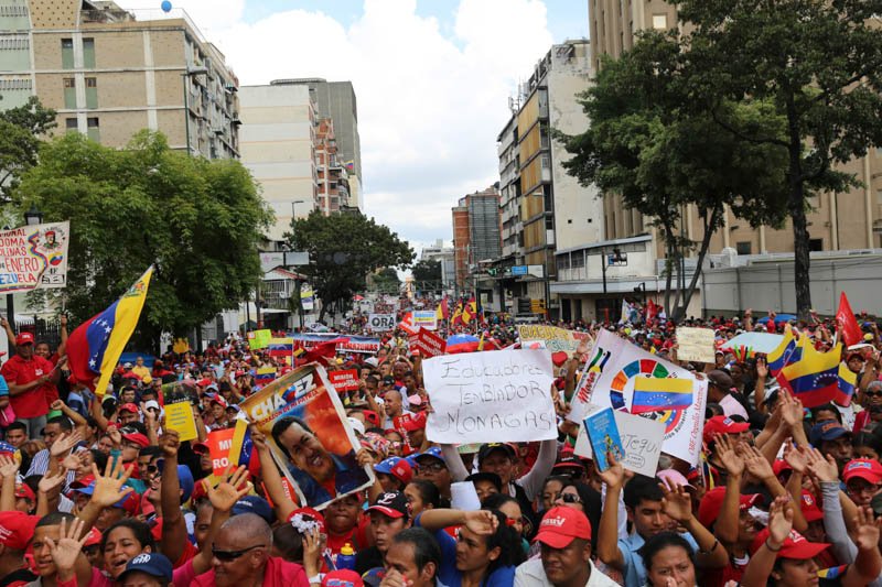 Los venezolanos rechazaron el paro convocado por sectores opositores.