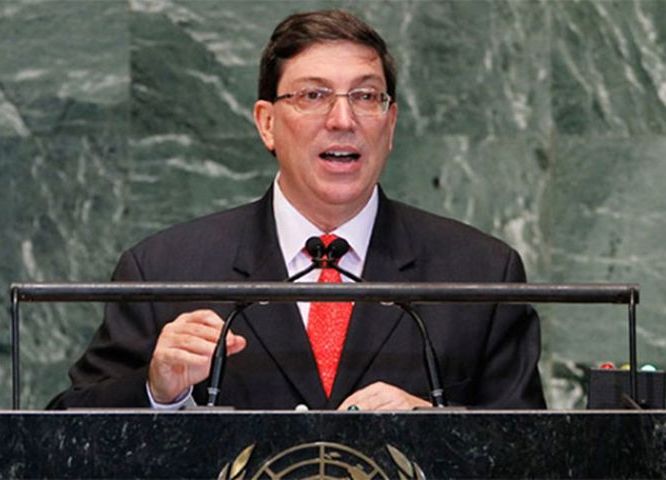 cuba, bloqueo de eeuu a cuba, bruno rodriguez, onu, relaciones cuba-estados unidos