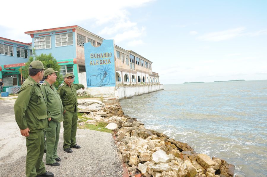 sancti spiritus, yaguajay, huracan matthew, defensa civil