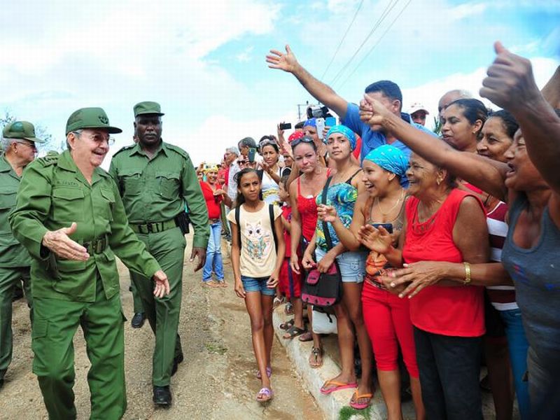 cuba, raul castro, defensa civil, huracan matthew, guantanamo, baracoa, maisi