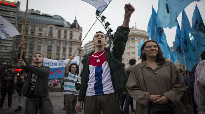 Argentina también ha sido escenario de sentidas actividades en homenaje a quien luchó por la libertad de los pueblos. Foto:Xinhua