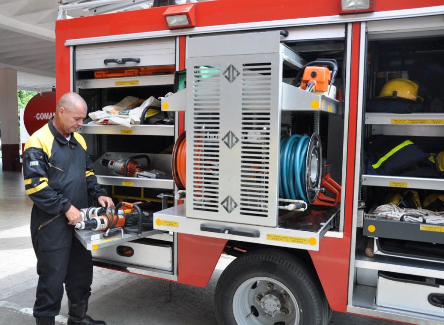 sancti spiritus, bomberos, minint