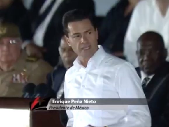 Cuba y México -afirmó Peña Nieto- estamos construyendo una agenda amplia y moderna.