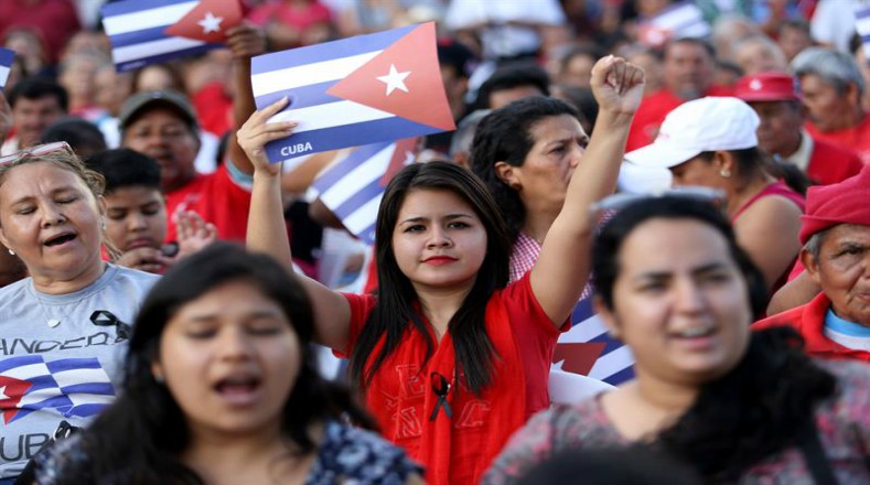 Homenaje desde El Salvador. (Foto: EFE)