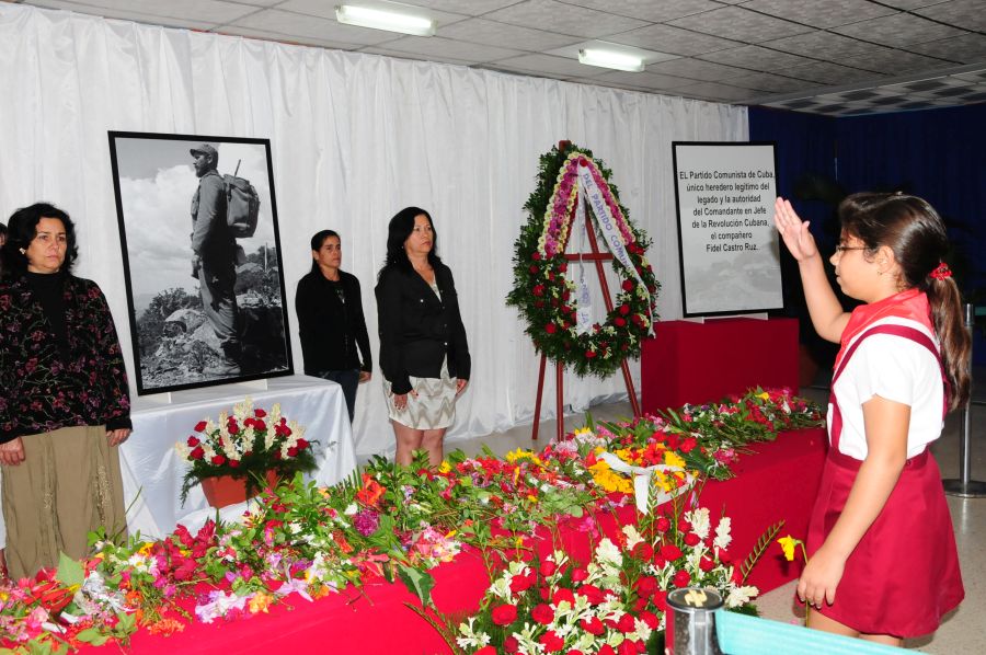 sancti spiritus, fidel castro, comandante en jefe, lider de la revolucion cubana, tributo a fidel castro en sancti spiritus