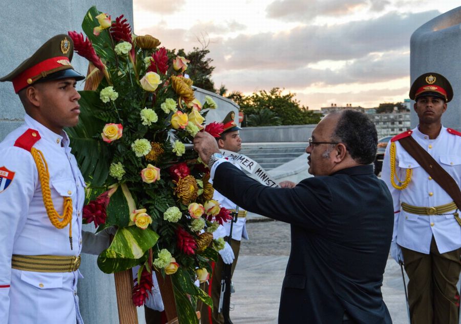 cuba, raul castro, primer ministro de papua nueva guinea