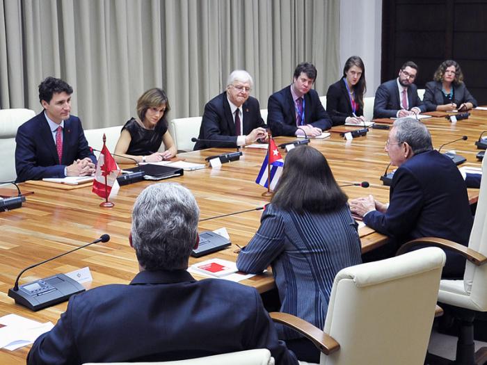 cuba, canada, raul castro, presidente de canada