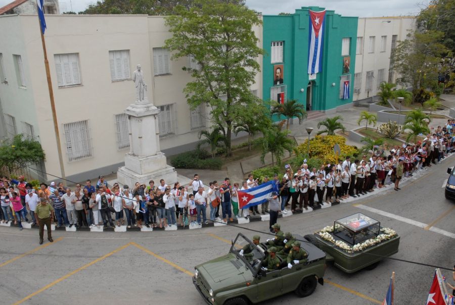 sancti spiritus, homenaje a fidel en sancti spiritus, comandante en jefe fidel castro, lider de la revolucion cubana