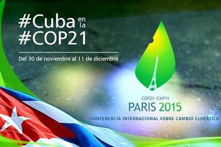 Cuba ratificará en los próximos días ante la ONU el Acuerdo de París.