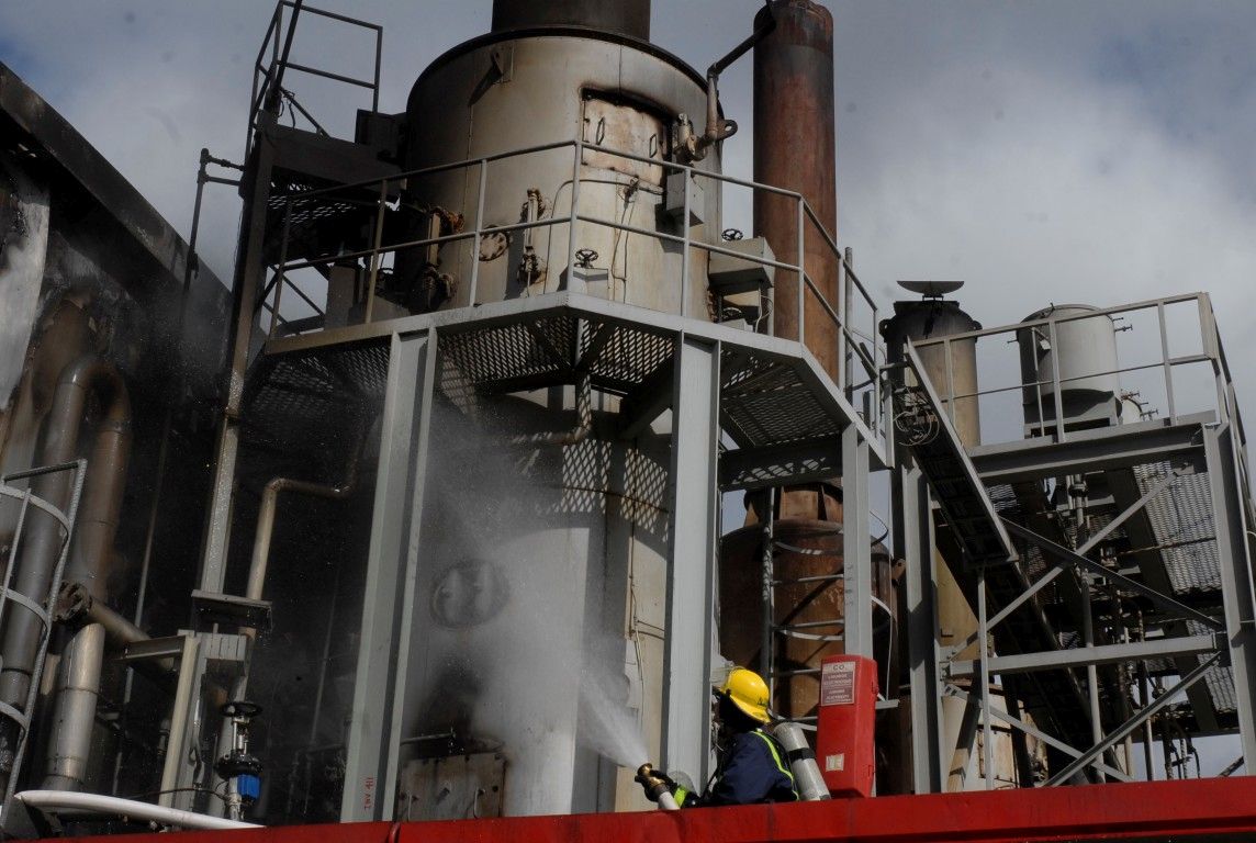 sancti spiritus, incendio, grupo electrogeno, energia electrica