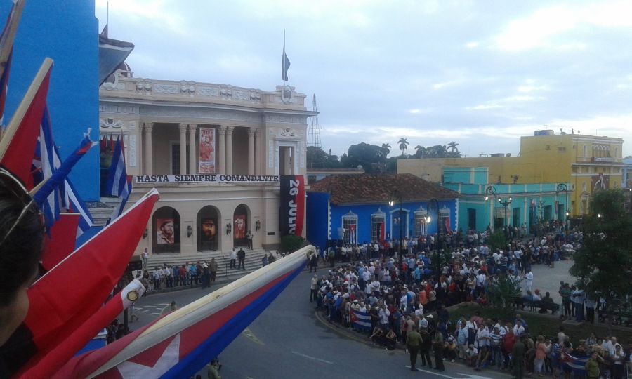 sancti spiritus, fidel castro ruz, comandante en jefe fidel castro, parque serafin sanchez Valdivia, cenizas de Fidel, caravana de la libertad