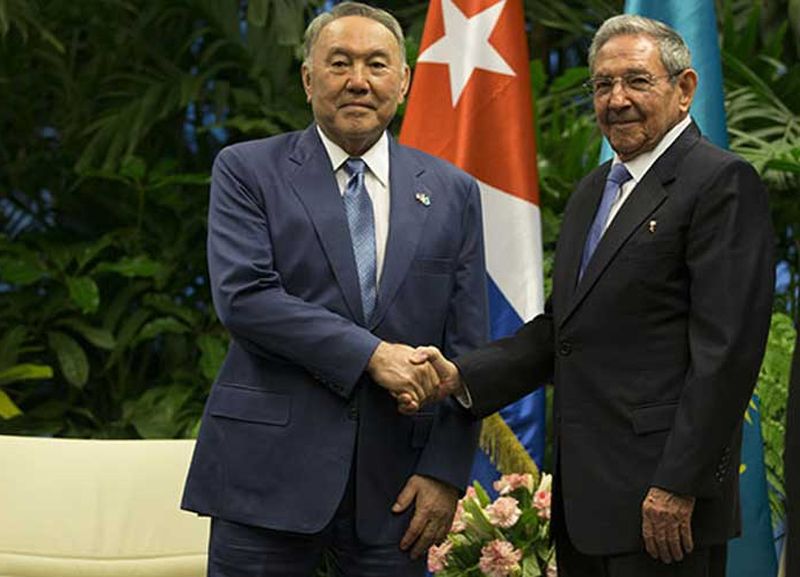 cuba, raul castro, kazajstan