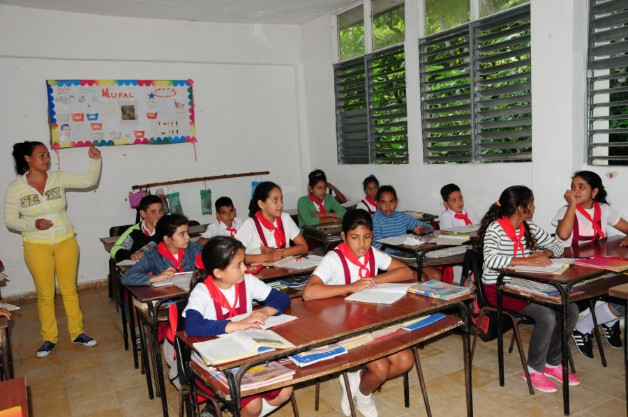 La Enseñanza Primaria durante el pasado curso se destacó en los concursos de conocimientos. (Fotos: Vicente Brito / Escambray)