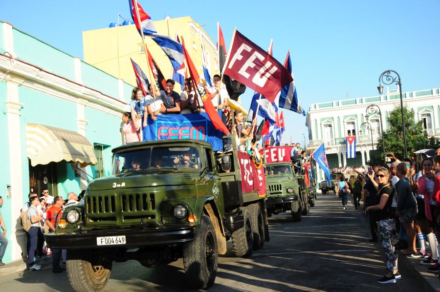 sancti spiritus, caravana de la libertad, fidel castro, ejercito rebelde, revolucion cubana