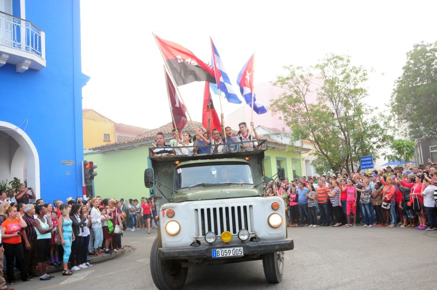 sancti spiritus, caravana de la libertad, fidel castro, ejercito rebelde, revolucion cubana