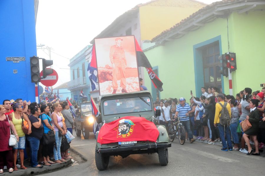 sancti spiritus, caravana de la libertad, fidel castro, ejercito rebelde, revolucion cubana