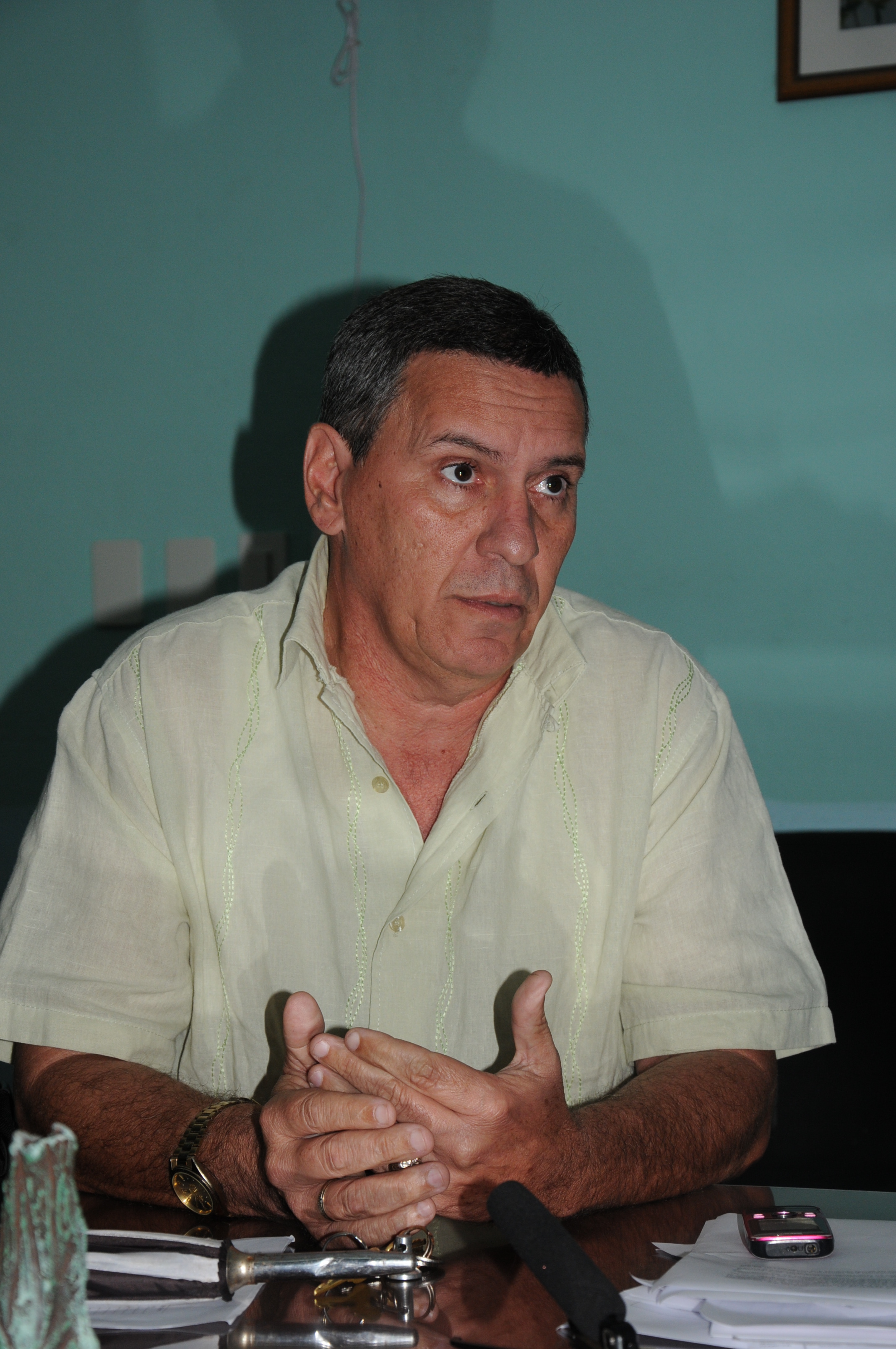 Edelberto Cancio, director provincial de Educación.