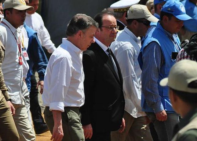 colombia, paz en colombia, juan manuel santos, françois hollande