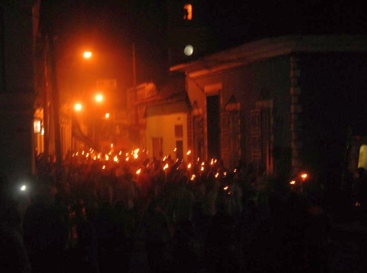 sancti spiritus,cuba, jose marti, marcha de las antorchas