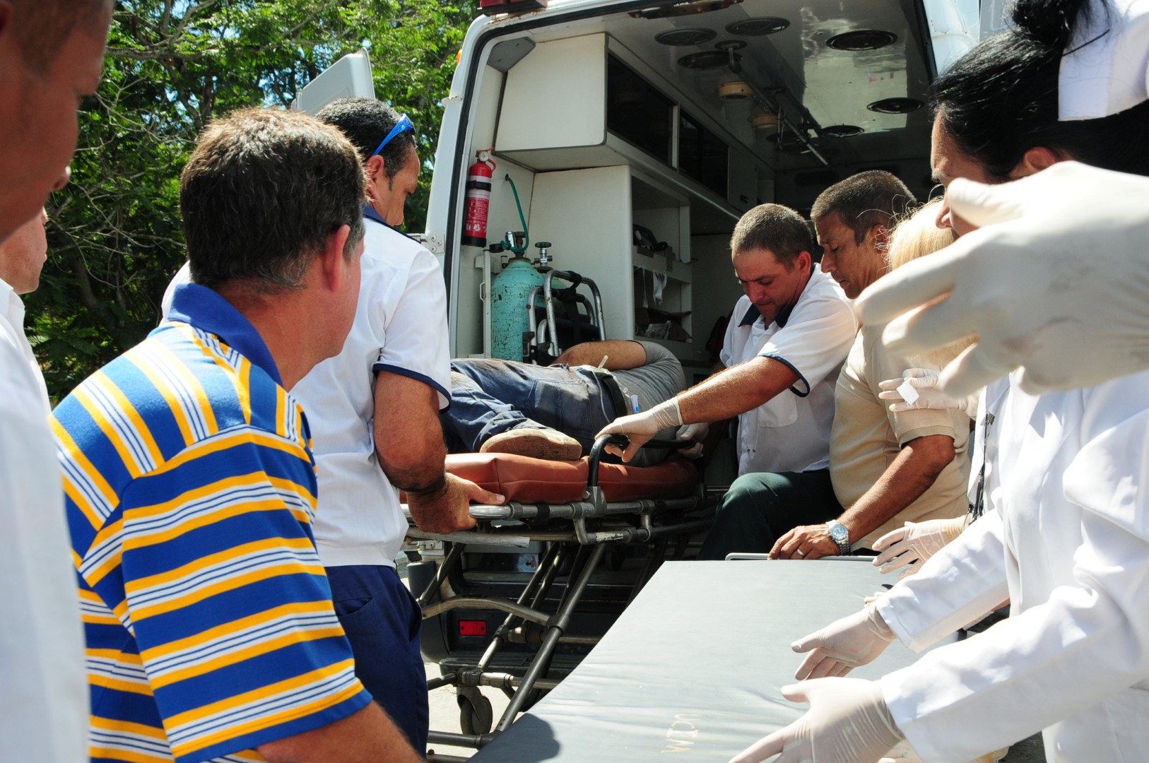 Accidente, ferrocarril, accidente ferroviario, hospital provincial camilo cienfuegos