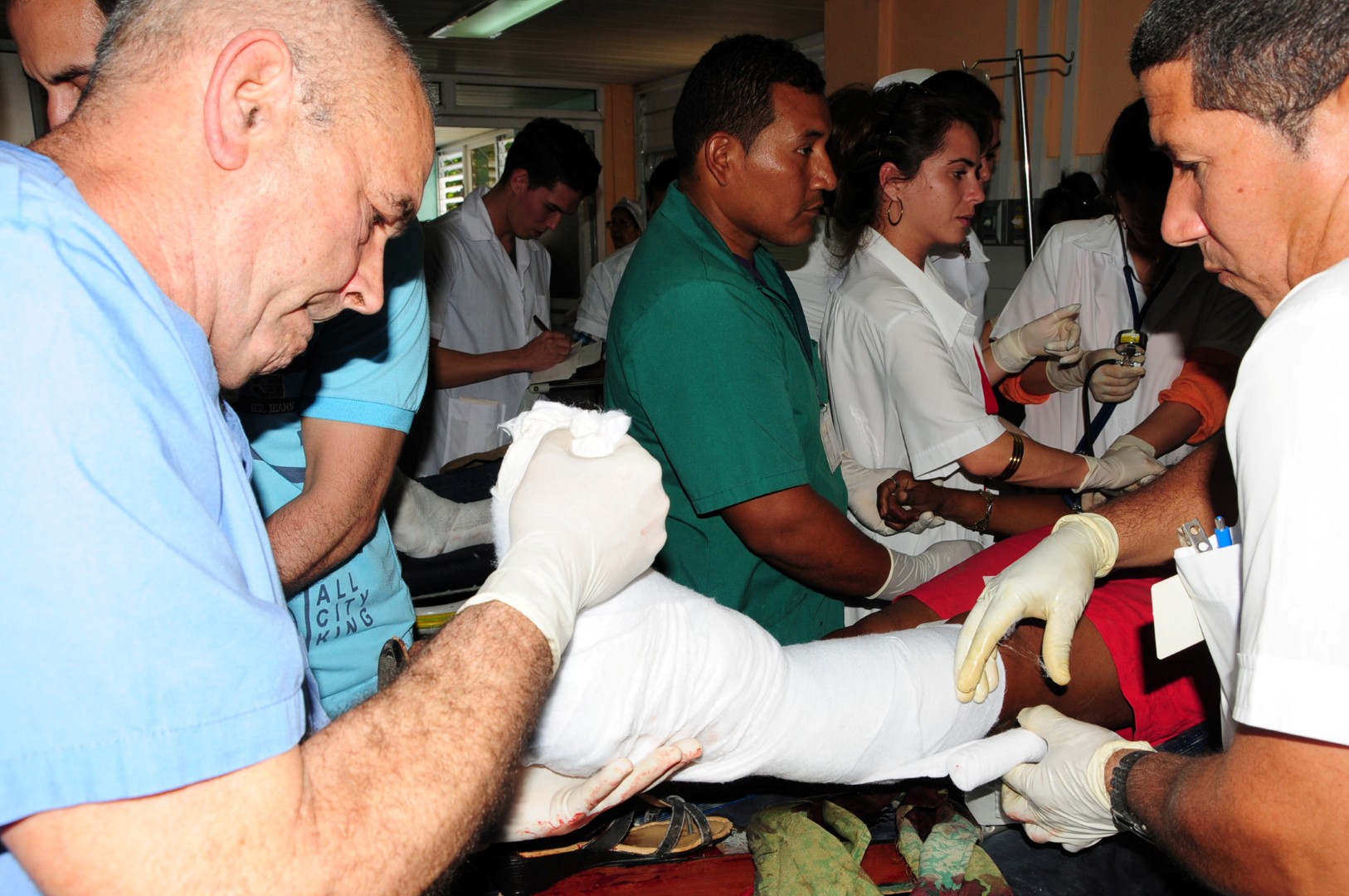 Accidente, ferrocarril, accidente ferroviario, hospital provincial camilo cienfuegos