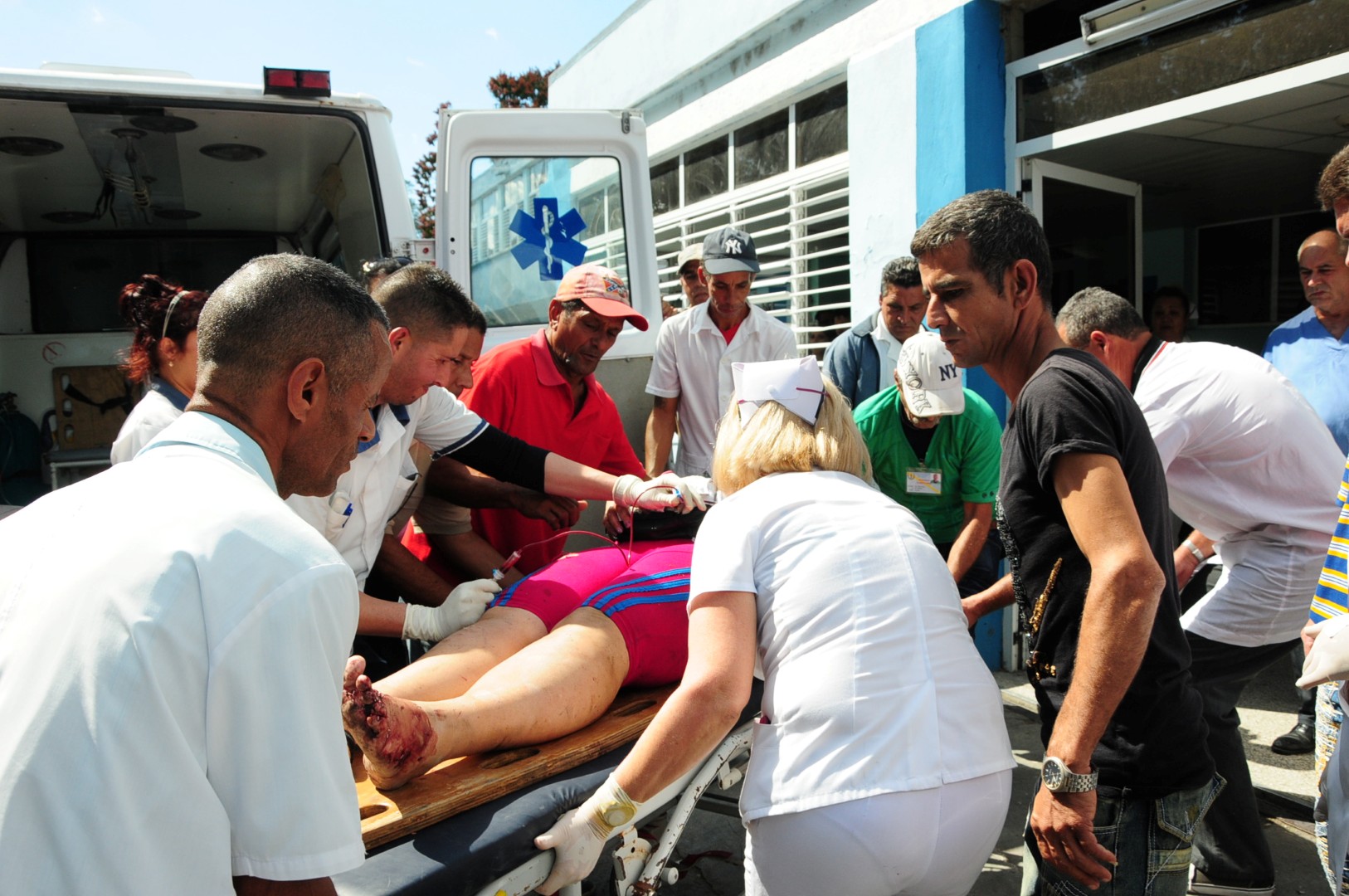 Accidente, ferrocarril, accidente ferroviario, hospital provincial camilo cienfuegos