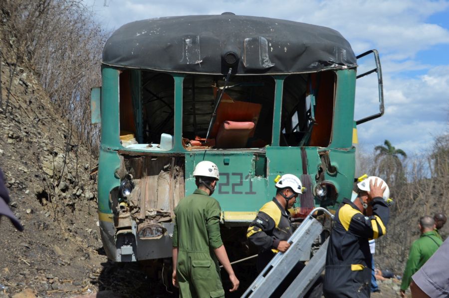 Accidente, ferrocarril, accidente ferroviario, hospital provincial camilo cienfuegos